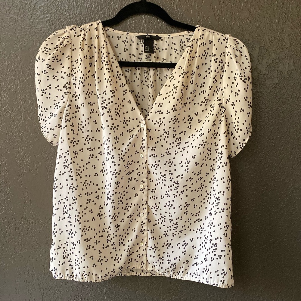 H&M button down blouse